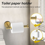 Gold Bathroom Accessories Set 6-Piece Towel Rail Bathroom Hardware Set 40CM