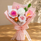 Sweet Romance Crochet Bouquet