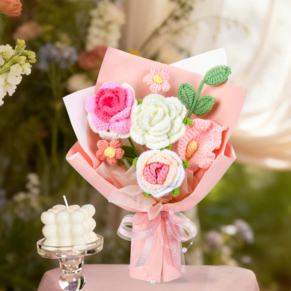 Sweet Romance Crochet Bouquet
